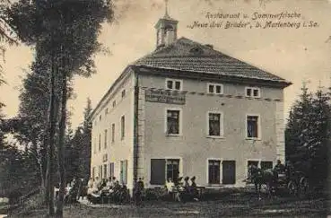 09496 Marienberg Erzgebirge Restaurant "Neue drei Brüder" o 3.4.1916