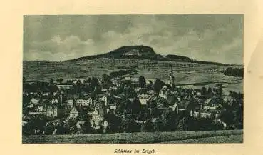 09487 Schlettau Erzgebirge * ca. 1900 Klappkarte