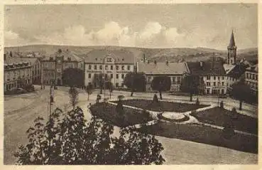 09509 Lengefeld Erzgebirge Markt o ca.1930