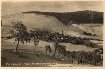 09484 Oberwiesenthal Erzgebirge mit dem Fichtelberg  o 1934
