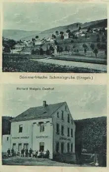 09477 Schmalzgrube Erzgebirge Richard Weigelts Gasthof gebr. ca. 1930