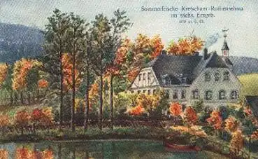 09465 Kretscham-Rothensehma Künstlerkarte H.F. o 1923