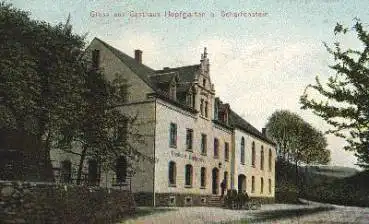 09430 Scharfenstein, Gasthaus Hopfgarten  * ca. 1910