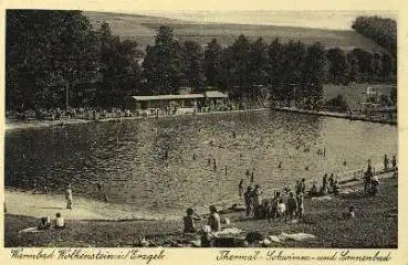 09429 Wolkenstein Warmbad Thermal-Schwimm- und Sonnenbad * ca. 1940