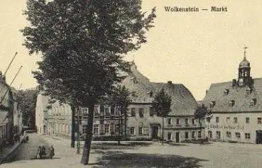 09429 Wolkenstein Markt gebr. 1921