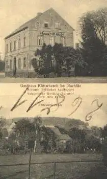 09306 Köttwitsch Gasthaus bei Rochlitz gebr. ca. 1920
