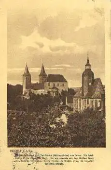 09306 Rochlitz Schloß mit Petrikirche o 27.10.1912