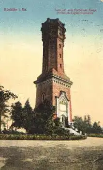 09306 Rochlitz Sachsen Turm auf dem Rochlitzer Berge o ca. 1915