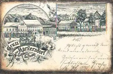 09322 Markersdorf Penig Litho o 5.12.1904