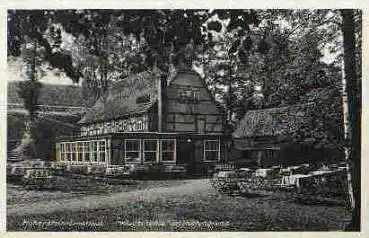 09337 Hohenstein Ernstthal Klausmühle im Hüttengrund Landpoststempel Hüttenmühle o ca. 1935 