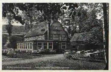 09337 Hohenstein Ernstthal Klausmühle im Hüttengrund Posthilfstellenstempel Hüttenmühle o ca. 1935 