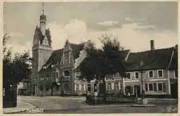 39439 Güsten Anhalt Rathaus * ca. 1930