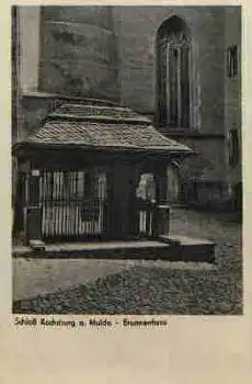 09322 Rochsburg Schloss Brunnenhaus o ca. 1950