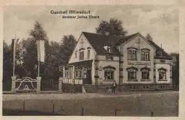 09326 Hilmsdorf Gasthof "Deutsche Eichen" *ca. 1920