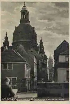 Dresden Münzgasse Frauenkirche * ca. 1940