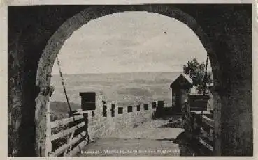 Eisenach Wartburg, Blick von der Zugbrücke o 10.8.1954