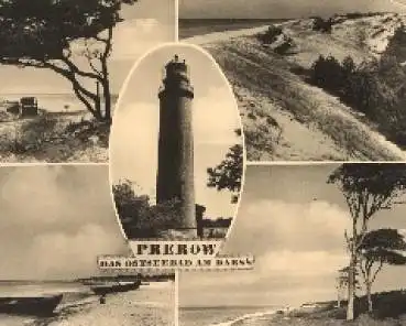 18375 Prerow Darss Leuchtturm o 24.7.1964