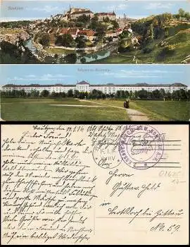 02625 Bautzen, Infanterie-Kaserne Feldpost 2.Ersatz-Masch. Gew.-Komp. XII.A.-K. o 15.1.1916