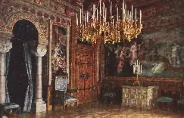 87645 Schloß Neuschwanstein Wohnzimmer * ca. 1930