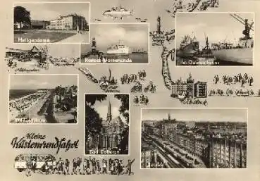 Rostock Kleine Küstenrundfahrt o 8.7.1966