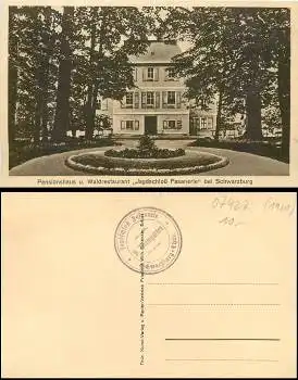 07427 Schwarzburg Jagdschloss Fasanerie * ca.1920