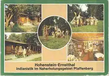 09337 Hohenstein-Ernstthal Indianistik am Pfaffenberg o 2.4.1987