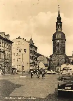 01814 Bad Schandau Markt  o ca. 1960