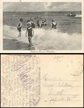 23669 Ostseebad Niendorf Badeleben o ca.1940