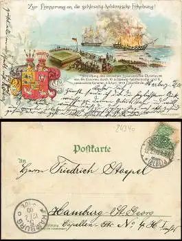 24340 Eckernförde Erinnerung an die Erhebung o 12.2.1900