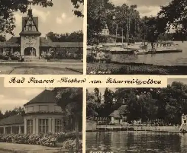 15524 Bad Saarow Pieskow Mehrbildkarte o 1963