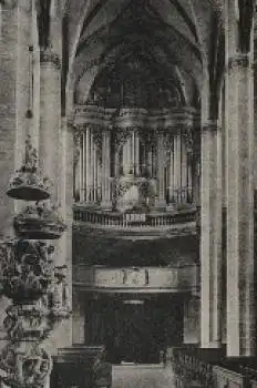 09599 Freiberg Sachsen Dom Silbermannorgel * ca. ca. 1950