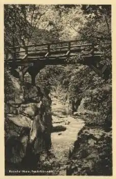 06502 Bodetal Harz Teufelsbrücke * ca. 1950