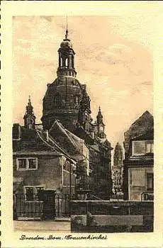 Dresden Frauenkirche Münzgasse * um 1940