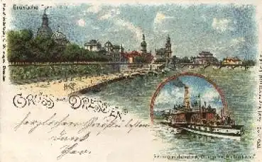 Dresden Litho gebr. ca. 1900