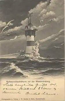 27500 Rothesand Leuchtturm. o 5.11.1904