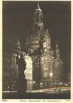 Dresden Frauenkirche  *ca.1950 Hahn-Foto10826