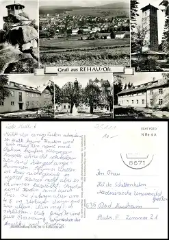 95111 Rehau Oberfranken o ca.1960