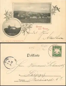 92685 Floss Oberpfalz o 2.6.1900
