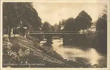 06484 Quedlinburg Stumpfsburger Brücke o ca.1930