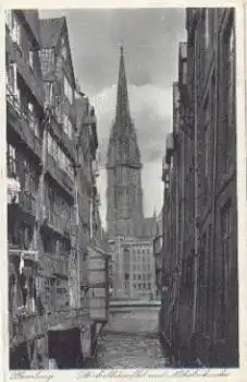 Hamburg Stöckelhörnflet und Nikolaikirche o 7.7.1940