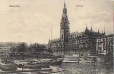 Hamburg Rathaus o 11.6.1914