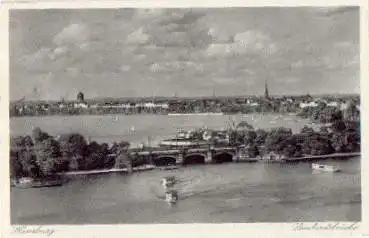 Hamburg Lombardsbrücke * ca. 1930