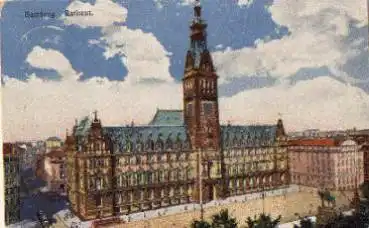 Hamburg Rathaus o 9.7.1921