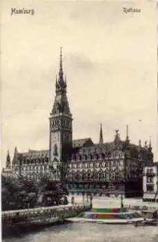 Hamburg Rathaus * ca. 1910