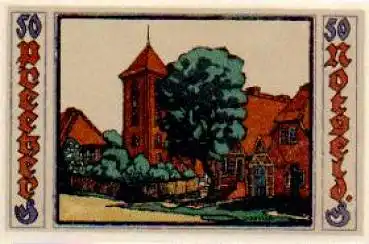 24211 Preetz Städtenotgeld 50 Pfennige O. Käkler Straße 1921