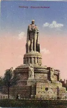 Hamburg Bismarck-Denkmal * ca. 1920