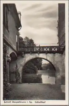 63875 Mespelbrunn Schloßhof * ca. 1940