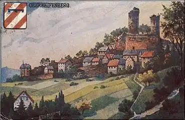 61389 Oberreifenberg Künstlerkarte Gg. Rotgeb. o 19.2.1931