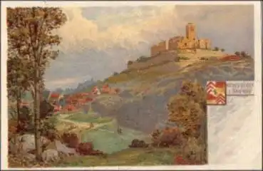 61462 Königstein Taunus Künstlerkarte W. Lauter  o 24.4.1916