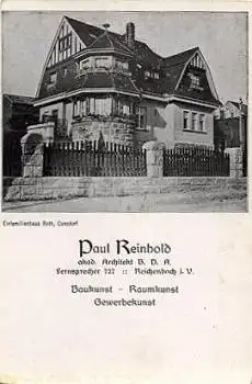 07985 Cunsdorf Einfamilienhaus von Paul Rienhold Elsterberg * ca. 1930